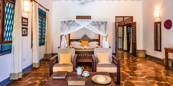 Pongwe Beach Hotel accommodatie beachfront cottage, Zanzibar in Tanzania Pongwe Beach Hotel accommodatie beachfront cottage, Zanzibar in Tanzania