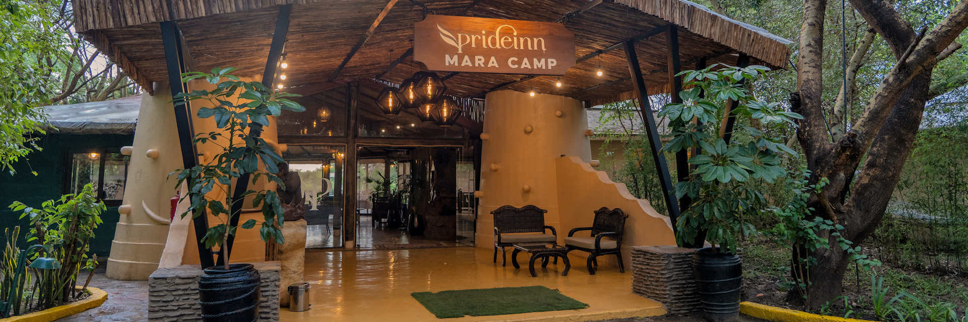 PrideInn Mara is gelegen aan de oevers van de Talek in de het Masai Mara Nationaal Reservaat PrideInn Mara is gelegen aan de oevers van de Talek in de het Masai Mara Nationaal Reservaat