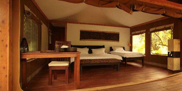 Rhino River Camp standaard suite, Meru Nationaal Park in Kenia
