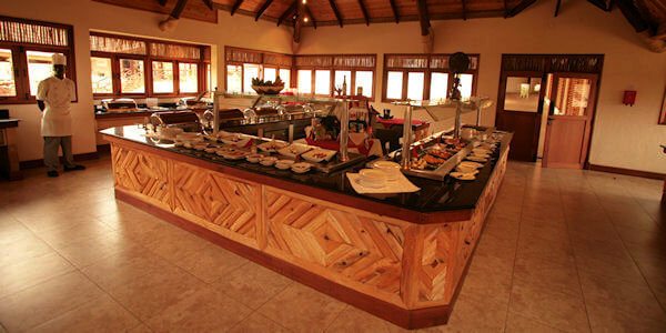 In de Samburu Simba Lodge worden de maaltijden aangeboden in buffetvorm