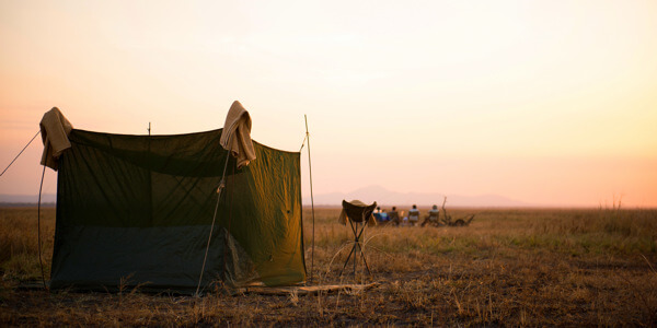Sand Rivers Selous accommodatie fly camping, Nyerere Nationaal Park in Tanzania