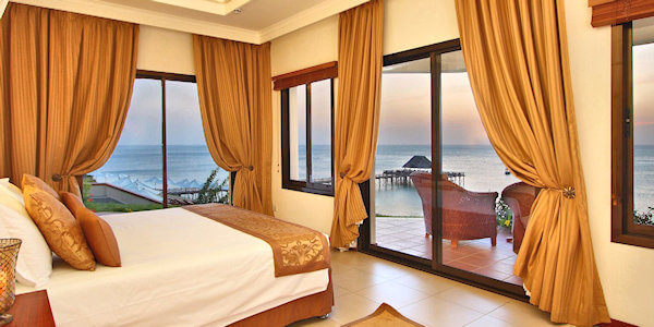Sea Cliff Resort accommodatie de luxe kamer, Zanzibar in Tanzania Sea Cliff Resort accommodatie de luxe kamer, Zanzibar in Tanzania