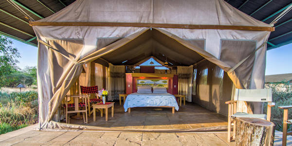 Sentrim Amboseli Lodge exterieur safaritent, Amboseli Nationaal Park in Kenia Sentrim Amboseli Lodge exterieur safaritent, Amboseli Nationaal Park in Kenia