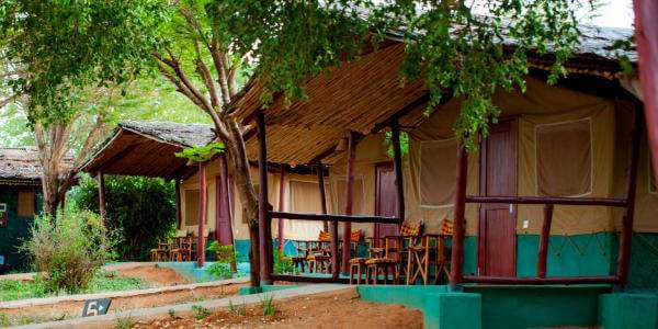 Sentrim Tsavo standaard kamer, Tsavo Oost Nationaal Park in Kenia