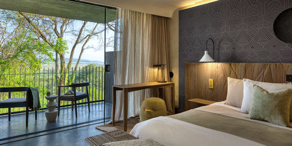 Serengeti Explorer accommodatie savannah kamer met balkon, Serengeti Nationaal Park in Tanzania Serengeti Explorer accommodatie savannah kamer met balkon, Serengeti Nationaal Park in Tanzania