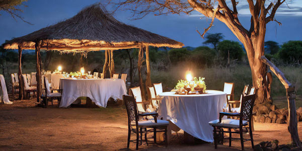 Serengeti Explorer chiefs table - special, Serengeti Nationaal Park in Tanzania Serengeti Explorer chiefs table - special, Serengeti Nationaal Park in Tanzania