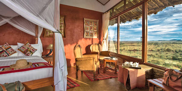 Serengeti Simba Lodge accommodatie suite interieur, Serengeti Nationaal Park in Tanzania Serengeti Simba Lodge accommodatie suite interieur, Serengeti Nationaal Park in Tanzania