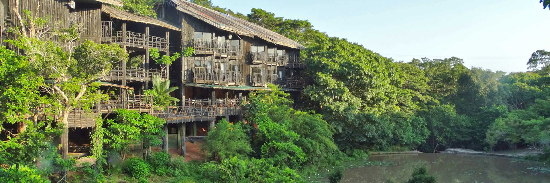 Shimba Hills Lodge boomhotel in Shimba Hills reservaat Shimba Hills Lodge boomhotel in Shimba Hills reservaat