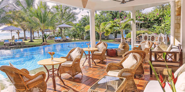 Soroi Blue restaurant en lounge, Diani Beach in Kenia Soroi Blue restaurant en lounge, Diani Beach in Kenia