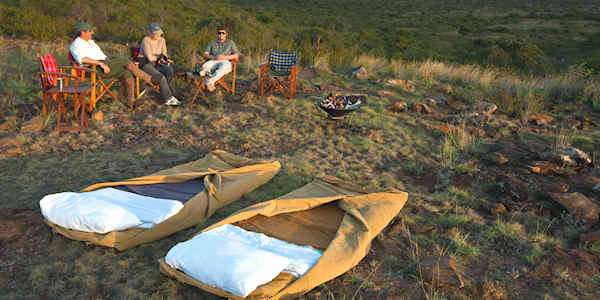 Sosian Lodge accommodatie fly-camping op laikipia plateau, Laikipia in Kenia