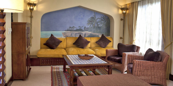 Southern Sun Hotel executive suite - inrichting lounge, Dar Es Salaam in Tanzania
