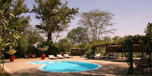 Sweetwaters Serena Camp accommodatie zwembad met handdoekservice, Laikipia in Kenia Sweetwaters Serena Camp accommodatie zwembad met handdoekservice, Laikipia in Kenia