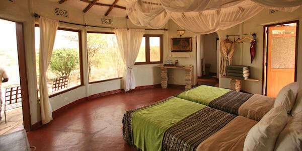 Tarangire Osupuko Lodge standaardkamer uitzicht, Tarangire Nationaal Park in Tanzania Tarangire Osupuko Lodge standaardkamer uitzicht, Tarangire Nationaal Park in Tanzania