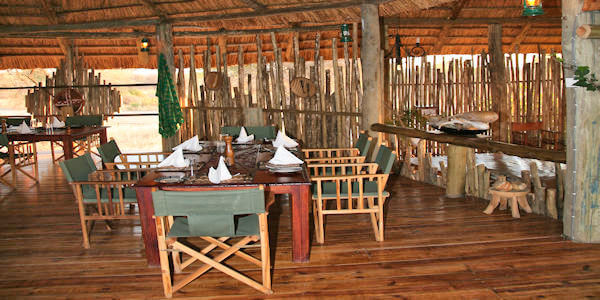 Tarangire River Camp  restaurant, Tarangire Nationaal Park in Tanzania