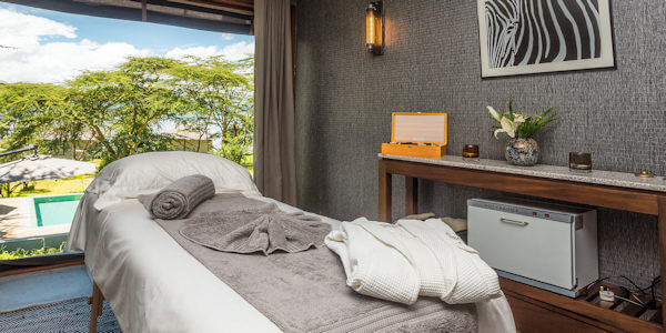 The Cliff Kenya accommodatie spa-massage salon, Nakuru Nationaal Park in Kenia