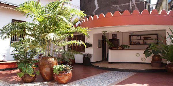 The Swahili House accommodatie receptie, Zanzibar Stone Town in Tanzania The Swahili House accommodatie receptie, Zanzibar Stone Town in Tanzania