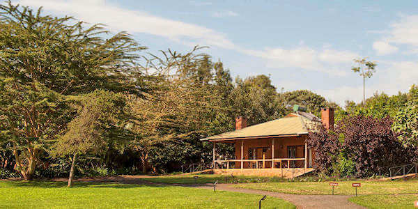 Tloma Mountain Lodge accommodatie bungalow met oprit, Ngorongoro Krater in Tanzania Tloma Mountain Lodge accommodatie bungalow met oprit, Ngorongoro Krater in Tanzania