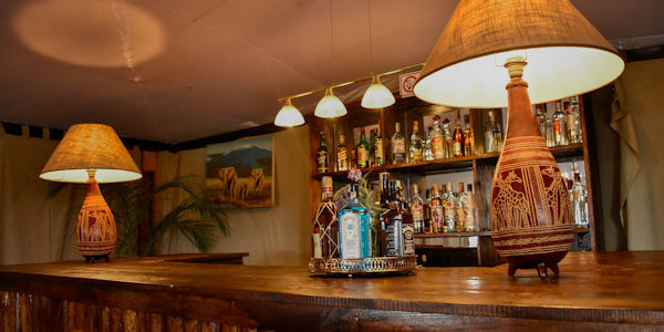Tulia Amboseli Safari Camp  accommodatie bar en lounge, Amboseli Nationaal Park in Kenia