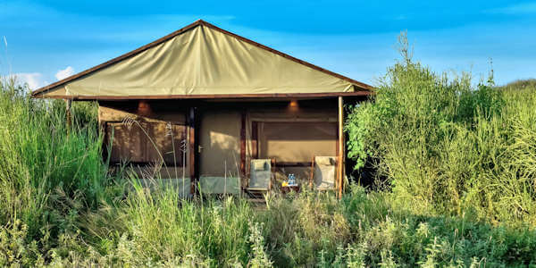 Tulia Amboseli Safari Camp  accommodatie superb safaritent exterieur, Amboseli Nationaal Park in Kenia
