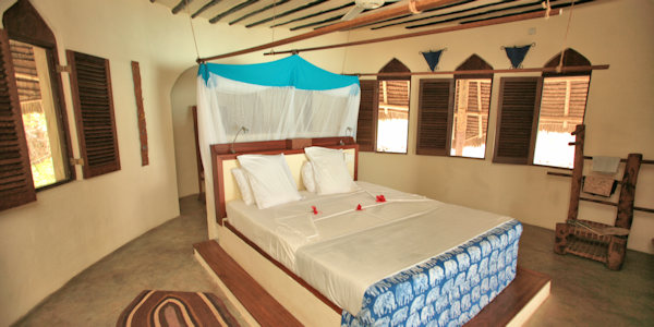Unguja Lodge baobab villa - interieur, Zanzibar in Tanzania Unguja Lodge baobab villa - interieur, Zanzibar in Tanzania