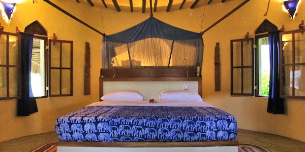 Unguja Lodge accommodatie baobab suite - interieur, Zanzibar in Tanzania Unguja Lodge accommodatie baobab suite - interieur, Zanzibar in Tanzania