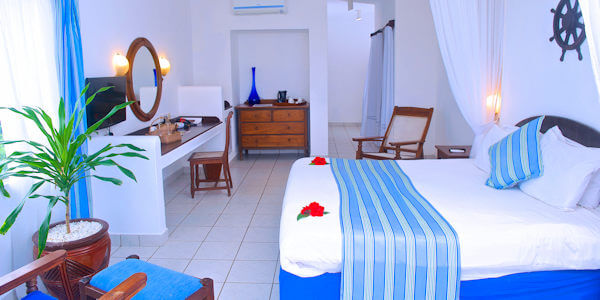 Voyager Beach Resort & Spa - Executive Suite interieur - Bamburi en Shanzu Beach, Kenia Voyager Beach Resort & Spa - Executive Suite interieur - Bamburi en Shanzu Beach, Kenia