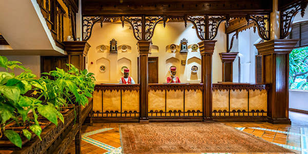 Zanzibar Serena Inn lobby, Zanzibar Stone Town in Tanzania