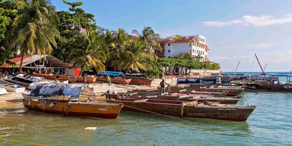 Watertaxi Changuu eiland, Zanzibar Stone Town in Tanzania Watertaxi Changuu eiland, Zanzibar Stone Town in Tanzania